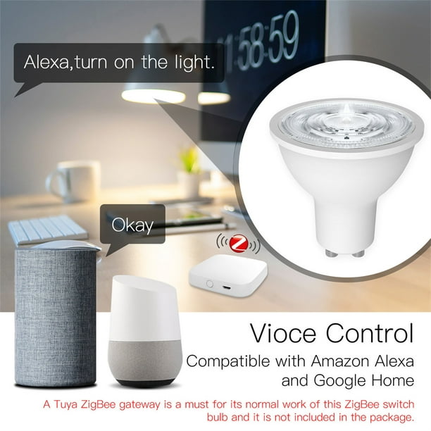 Bombillas Inteligentes Alexa Bombilla LED Wifi Compatible con Alexa Google  Home