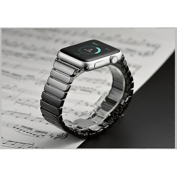 correa de cerámica para apple watch band iwatch band hebilla de acero inoxidable pulsera apple watch xianweishao 8390612089565