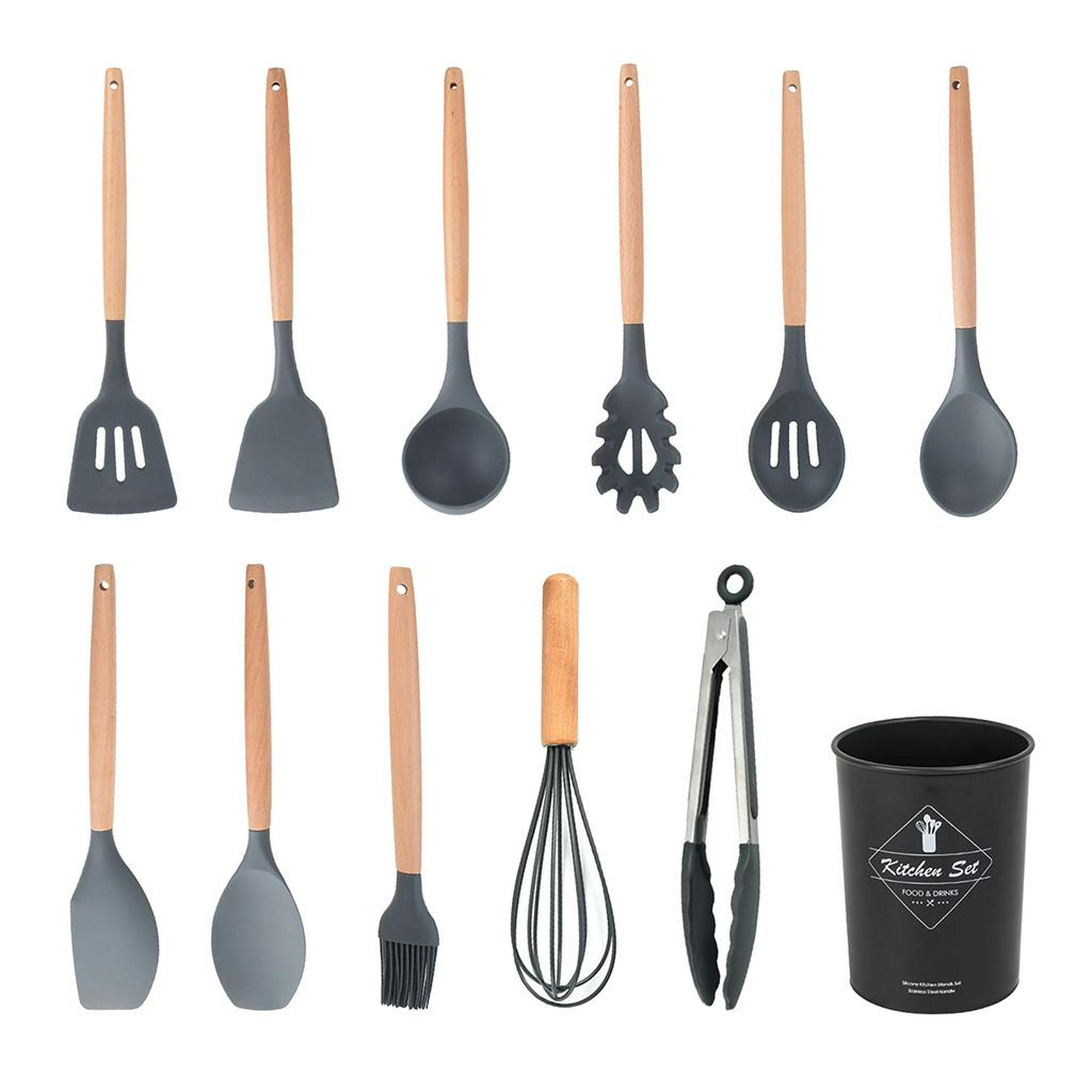 Kit utensilios de cocina madera 5 piezas de Gadgets Cocina con