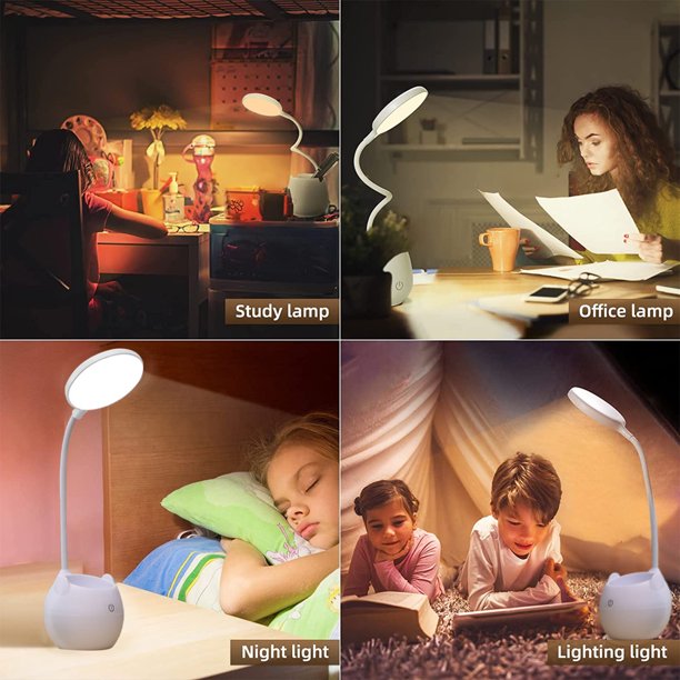 Estudiante lámpara de aprendizaje niños lámpara de noche niños lámpara de  noche estética luz nocturna decorativa luz de noche cálida luz de noche LED