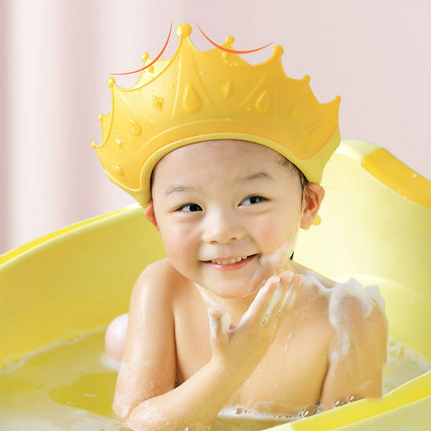 Gorros de Baño de Protección para Bebés, Visera de Champú Macarena Gorras  de Baño para Niños