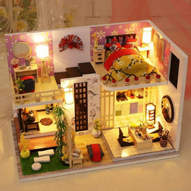 SAMCAMI Accesorios para casa de muñecas en miniatura, muebles para casa de  muñecas a escala 1 y 12, mini cosas para cocina de casa de muñecas