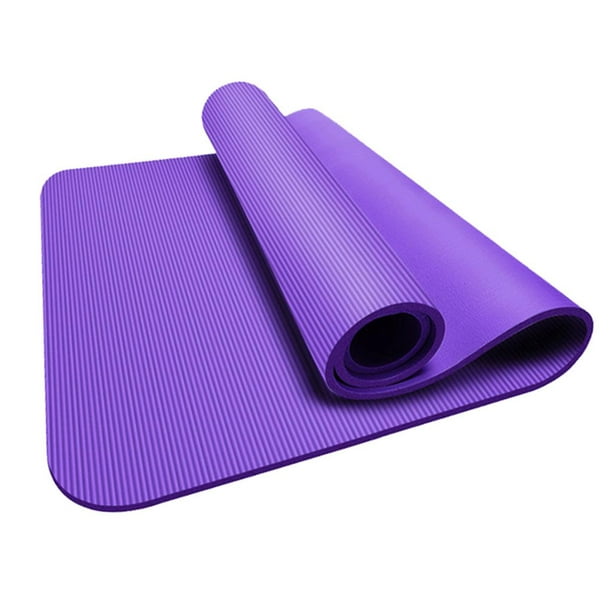  DRGRG Esterilla de yoga antideslizante para fitness, yoga,  pilates, fitness, esterilla de yoga para yoga, pilates, fitness (color  gris, tamaño: 0.591 in) : Deportes y Actividades al Aire Libre