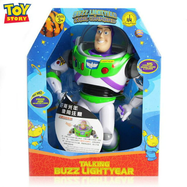 Peluche interactive Buzz l'éclair Toy Story 4 Disney Pixar Giochi Preziosi  sonore 33 cm - Peluches/Peluches Disney - La Boutique Disney