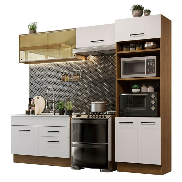 Ripley - Mueble de Cocina Integral Agata 270 cm - Con Encimera