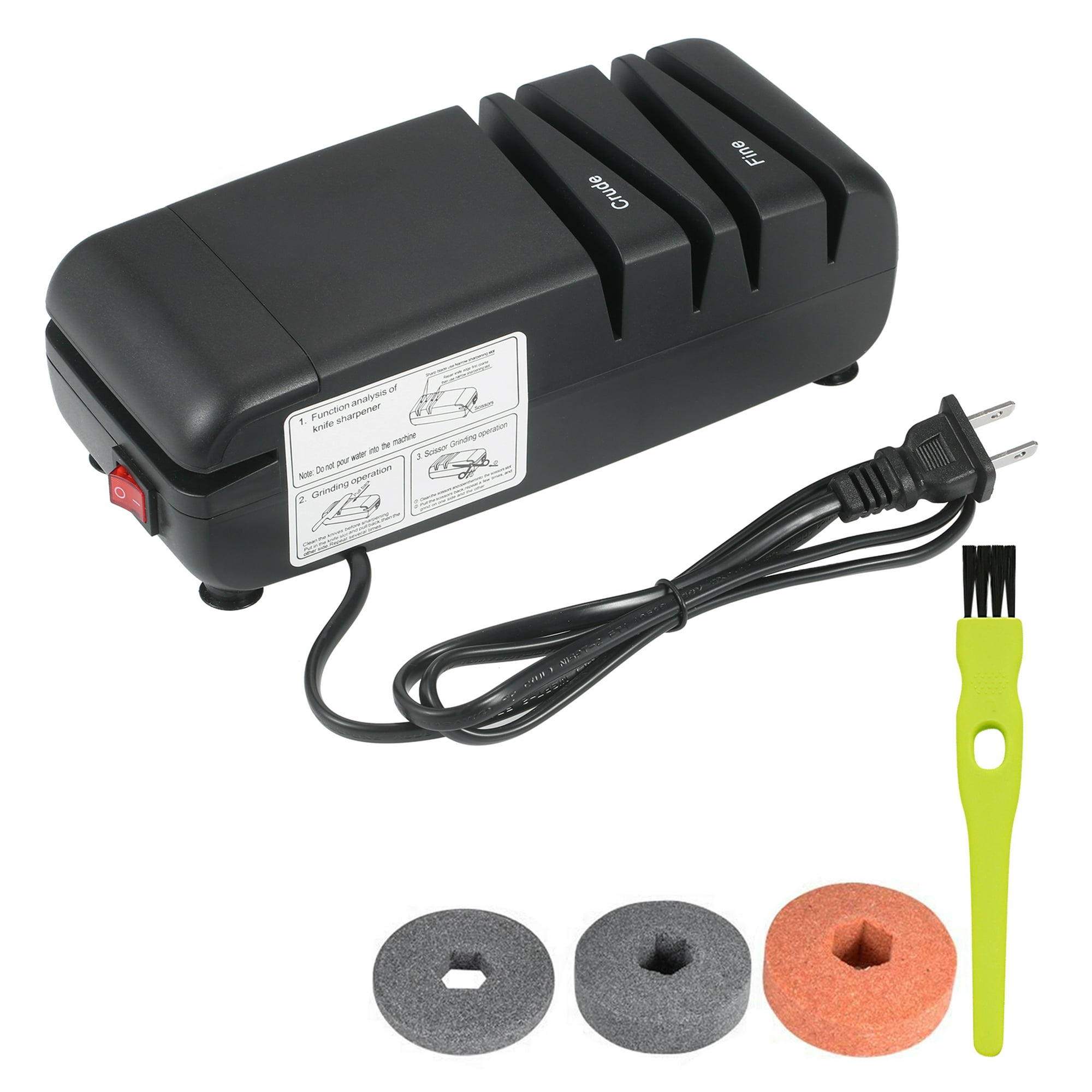 Afilador eléctrico multifuncional, cortador eléctrico multifuncional para  el hogar, afilador de tijeras, herramienta de afilado de cuchillos para la