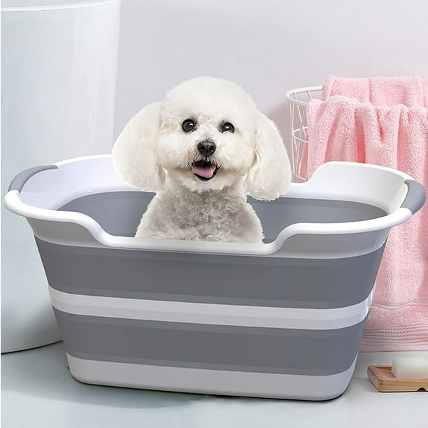 Bañera plegable portátil para mascotas