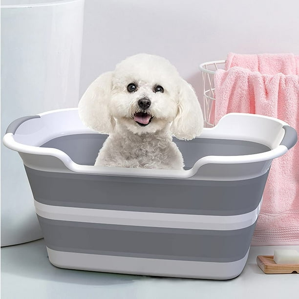 Bañera para perros  Tina plegable para mascotas