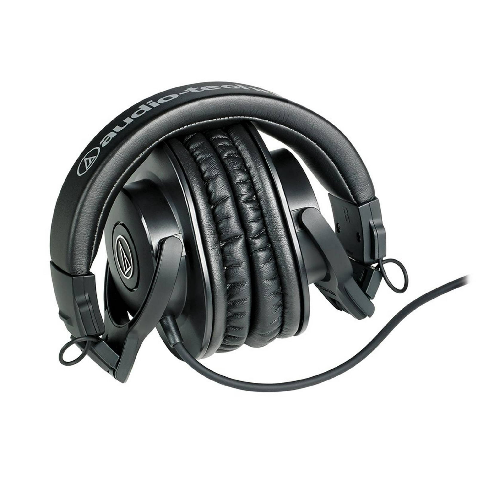 Audio-Technica M20x Auriculares Auriculares Profesionales de Monitoraje  Negro : : Instrumentos musicales
