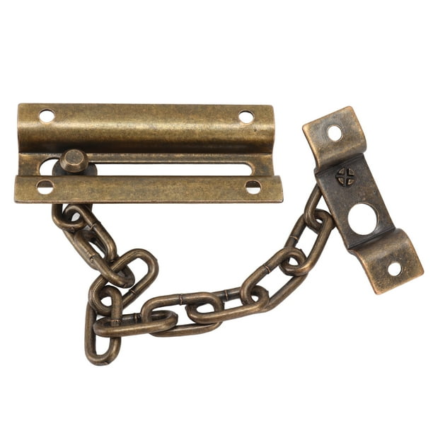 Jack N' Drill - Protector de puerta de cadena con cerradura, paquete de 2  protectores de puerta de cadena, cerraduras de cadena de acero resistentes  y