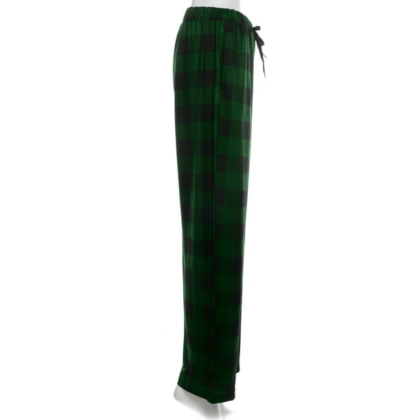 ▷ Pantalón Pijama Hombre Largo Premium, Verde Botella