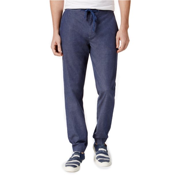 Tommy Hilfiger Art Casual Jogger Pantalones para Hombre Azul X