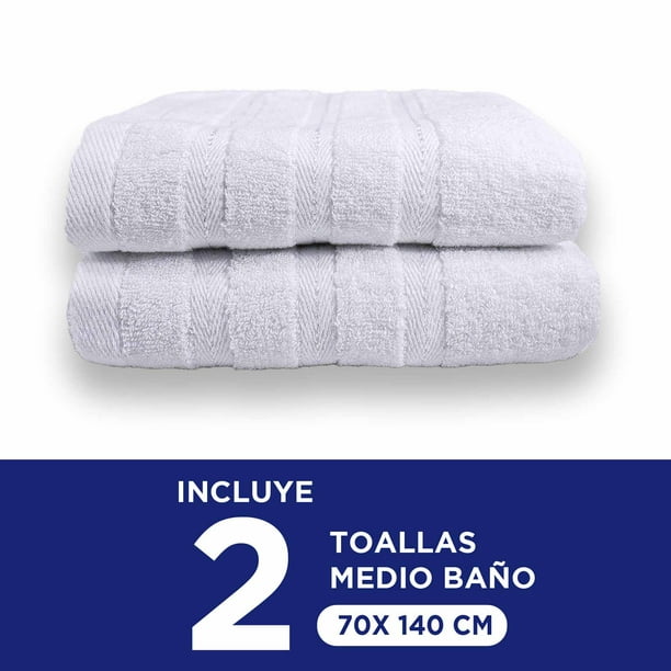 Toallas blancas 100% algodón, Calidad Premium