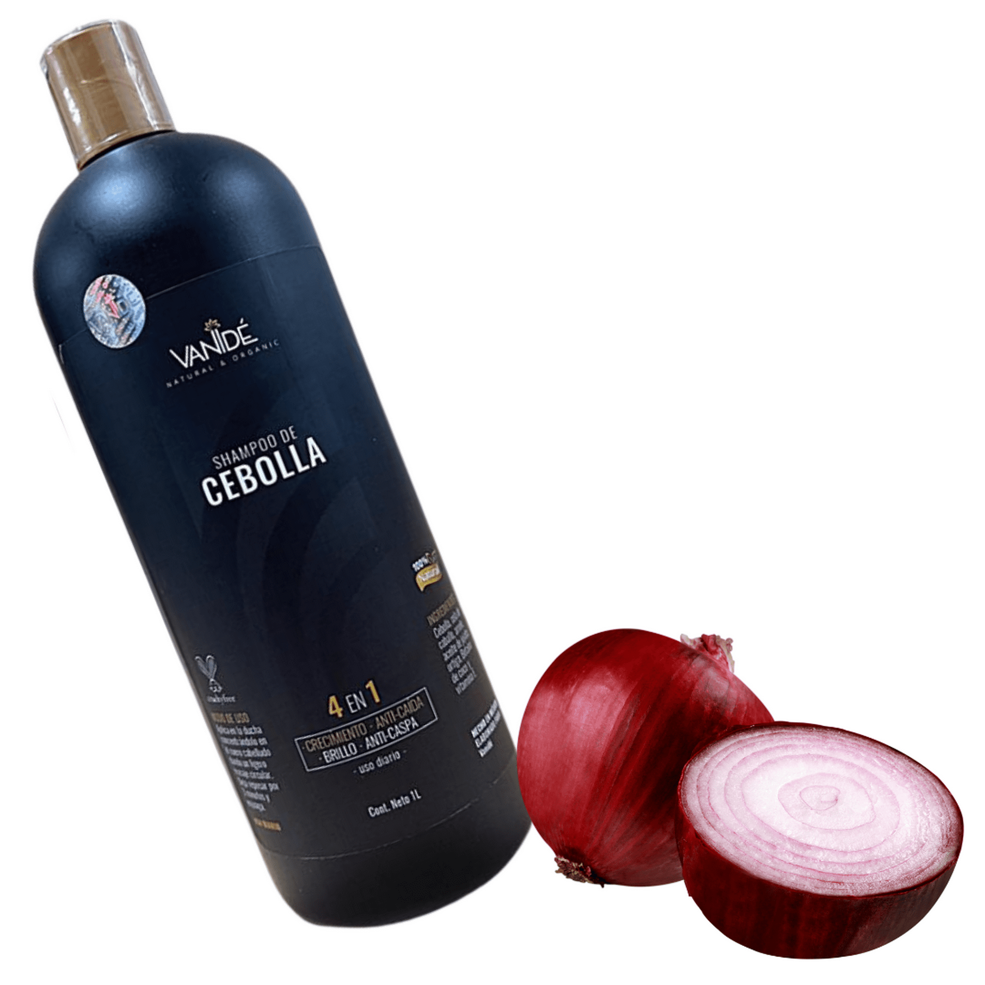 Shampoo de Cebolla para crecimiento de Cabello Vanidé CAPILAR Walmart