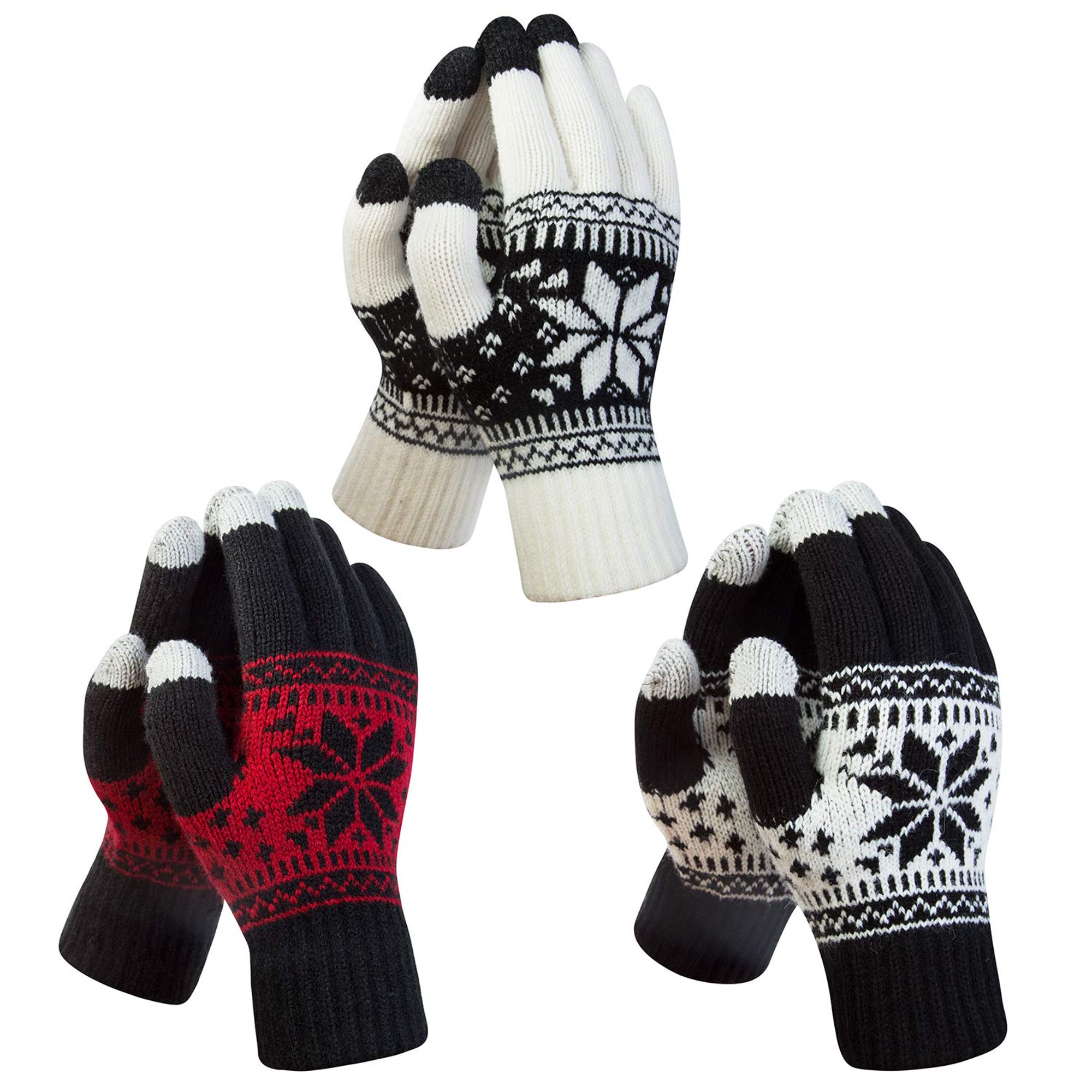 Guantes de esquí para mujer, impermeables, con pantalla táctil, guantes de  snowboard, nieve, clima f kusrkot Guantes de ciclismo cálidos