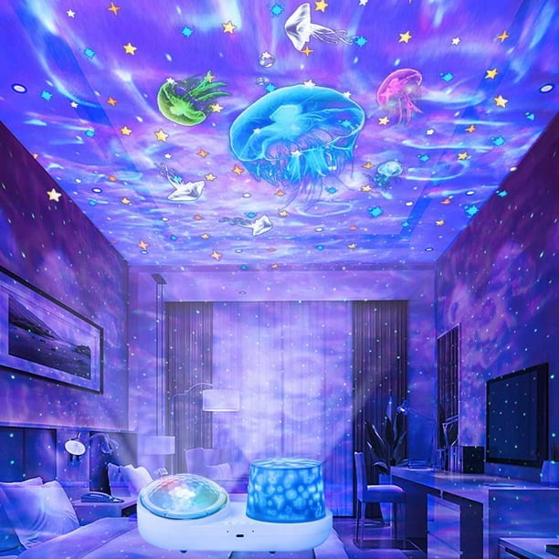 Star Sky Projector - Luz de noche doble para niños Lámpara de proyector de  estrellas LED Rotación de 360 ​​​​grados, Proyector de galaxia Luz de noche  de bebé para decoración de dormitorio 