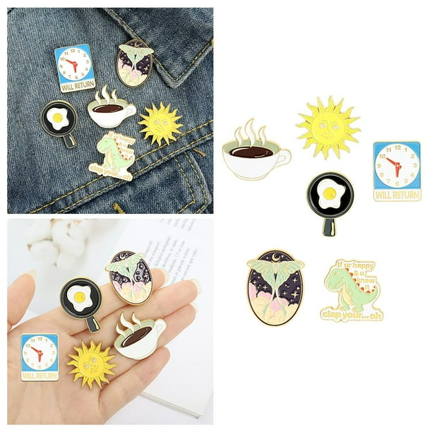 Broches Alfileres Para Mujeres Moda Divertida Fruta Huevo Tomate Insignia  Para Ropa De Vestir Bolsos Decoración Lindo Esmalte Metal Joyería Al Por  Mayor De $2,5