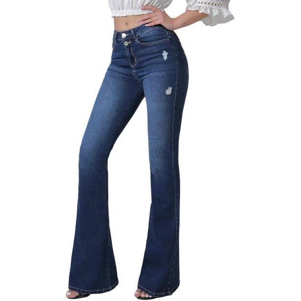 Jeans acampanados para mujer