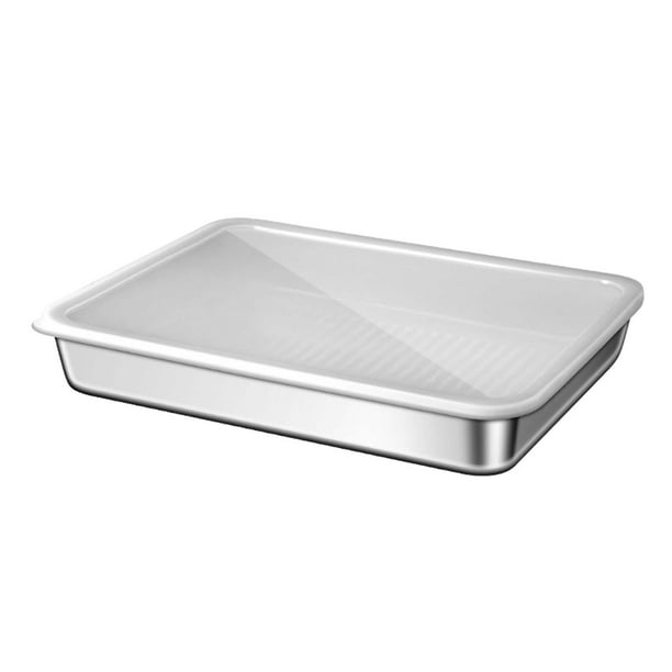 Accesorios de cocina Organizador Caja de almacenamiento de bolas de masa  Caja de refrigerador Caja de congelador de albóndigas de alimentos Blanco