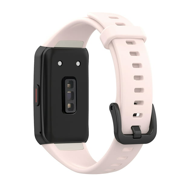 iPartsonline Correa de reloj deportiva compatible con Huawei  Band 6/Honor 6, correa de silicona ligera a prueba de sudor, correa de  repuesto compatible con Huawei Band 6 Pro, color negro 