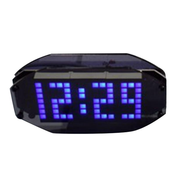Relojes digitales de escritorio LED para viajes de oficina en casa, reloj  de mesa Snooze electrónico Sharpla Despertador de sobremesa de mesa