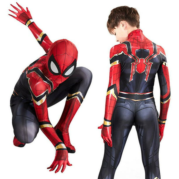 avaro Alerta elevación Spider-Man Homecoming Iron Spiderman Traje De Superhéroe Disfraz De Cosplay  Mono Para Niños Y Adulto pangjing | Walmart en línea