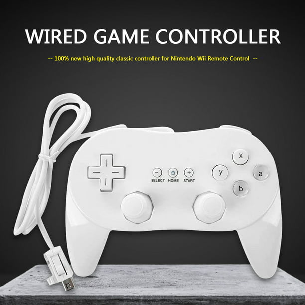 Mando con cable para juegos clásicos de Nintendo Wii, accesorios de  entretenimiento