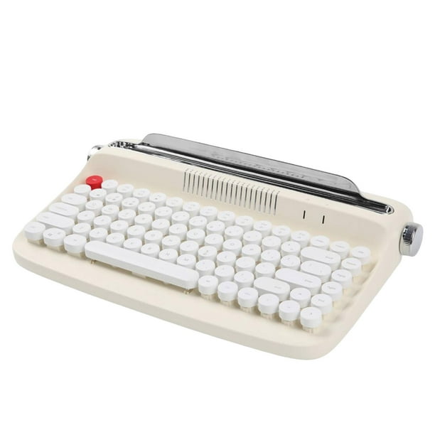 Teclado de máquina de escribir Vintage, teclado inalámbrico bluetooth,  teclado mecánico steampunk, tableta de teléfono universal – Los mejores  productos en la tienda online Joom Geek