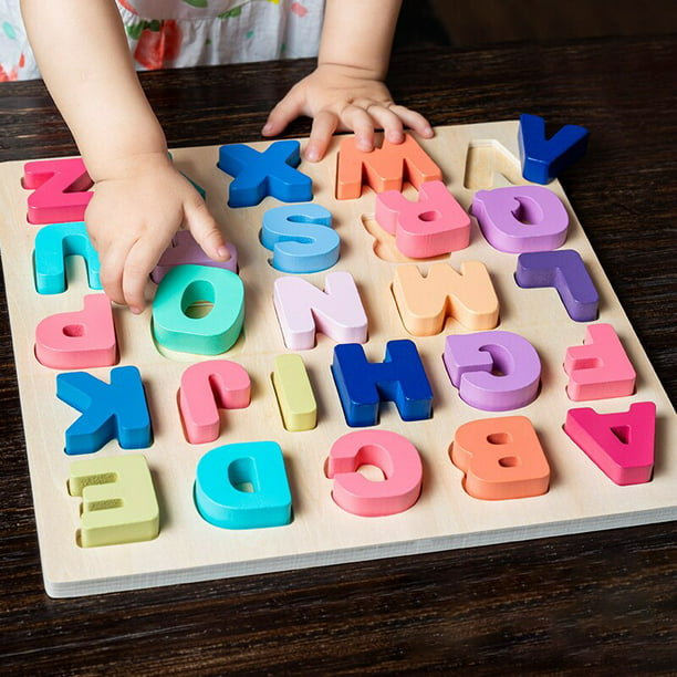 Juguete Madera Montessori Bebe Para Bebes 1 2 3 Años Rompecabezas