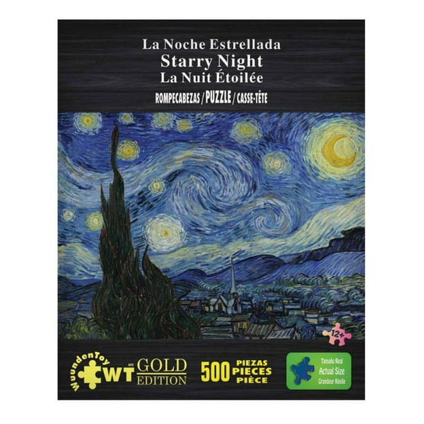 Rompecabezas Gold Edition 500 La Noche Estrellada Wuundentoy 2111 Walmart en línea