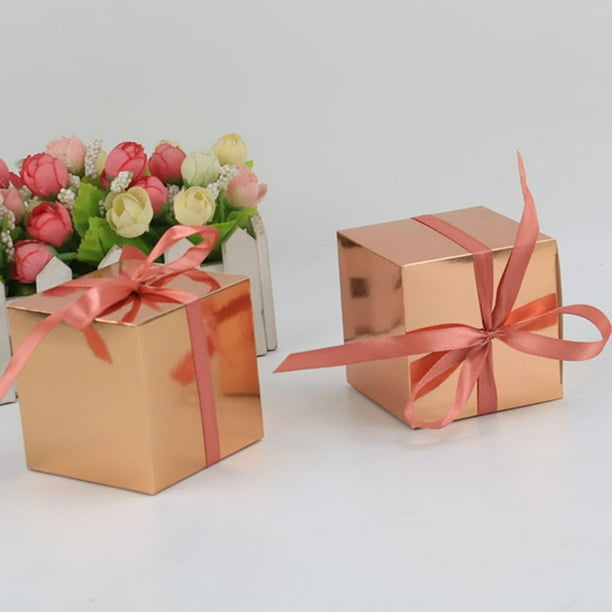 Monstrate Caja de regalo de 12 uds, cajas cuadradas de cartón de