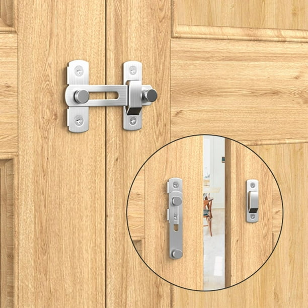 Cerradura de puerta de granero – Cerradura de puerta de granero – Gancho  resistente de 4 pulgadas y pestillo de puerta, cerradura de puerta de