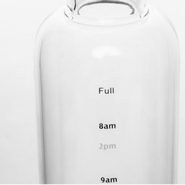 Jarra de agua para fitness, botella de agua de 67.6 fl oz, botella de gran  capacidad para vasos de agua, tapa abatible, taza con popote con marcador