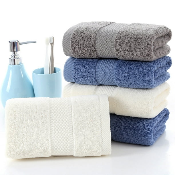 Juego de 4 toallas de mano para baño, 100% algodón, toallas de baño/cara,  suaves y altamente absorbentes, para adultos y niños, para baño, cocina, 14