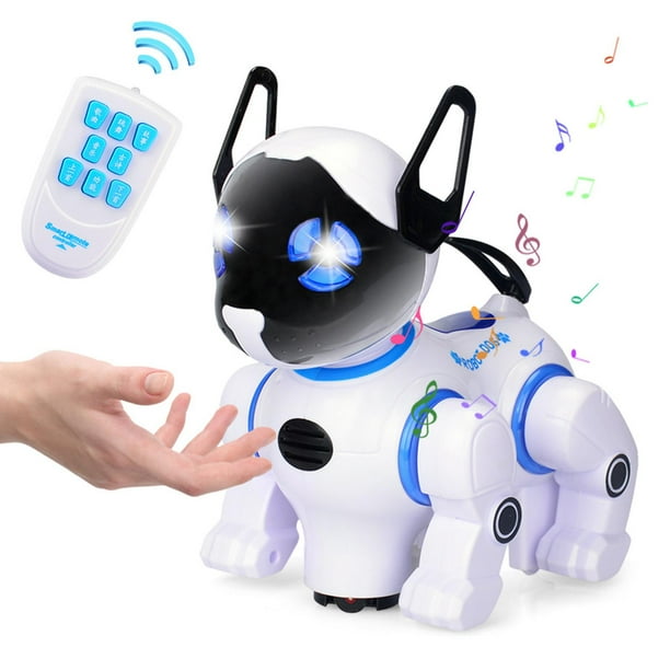 Juguetes para perros robot para bebés que caminan, juguetes musicales para  bebés, juguete para perro Baoblaze Cachorro robot