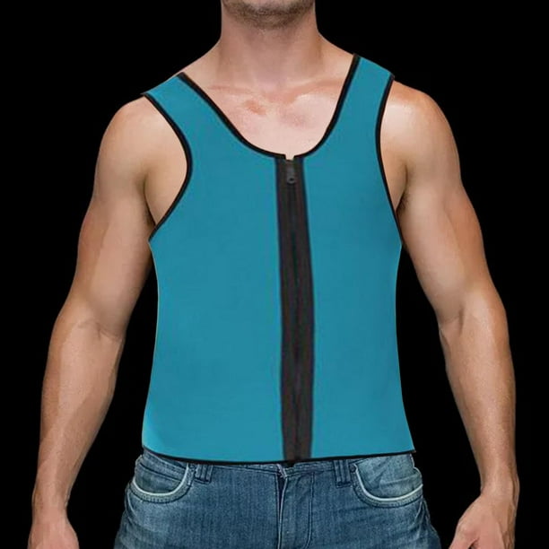 Camisas de compresión para hombres Fajas Adelgazantes Cintura Trainer  Chaleco Entrenamiento Tank Top Salvador Chaleco de sauna de fitness