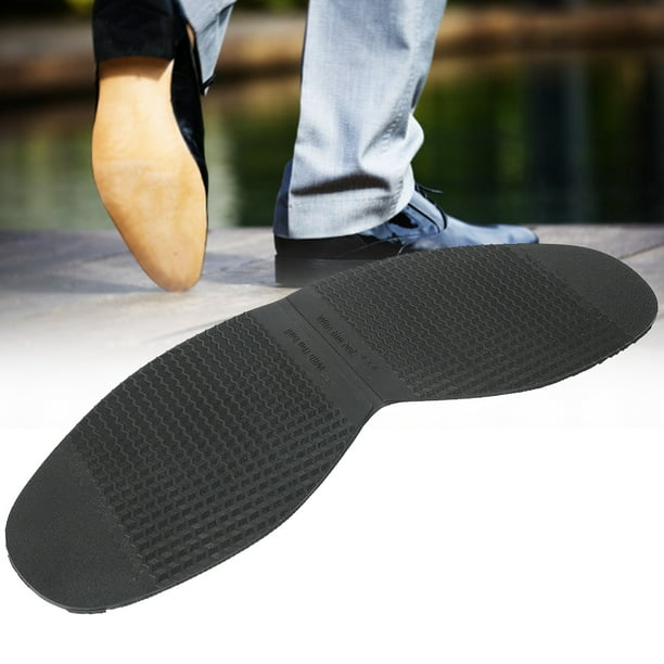 Zapatos de goma media suela y talones, antideslizante parte inferior de  zapato de repuesto de suela completa, goma suave duradera para zapatos