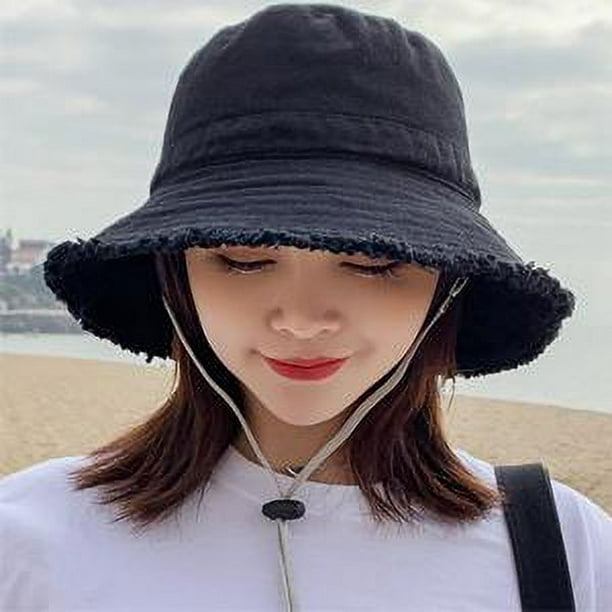 Sombrero de cubo para el sol, sombreros de algodón flexibles