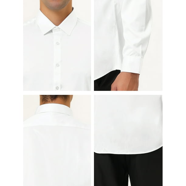 Camisa Hombre Manga Larga Blanca