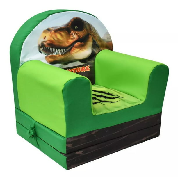 Sillon Infantil Convertible A Cama Espuma Dinosaurios Infanti Convertible cama Dinosaurios | Walmart en línea