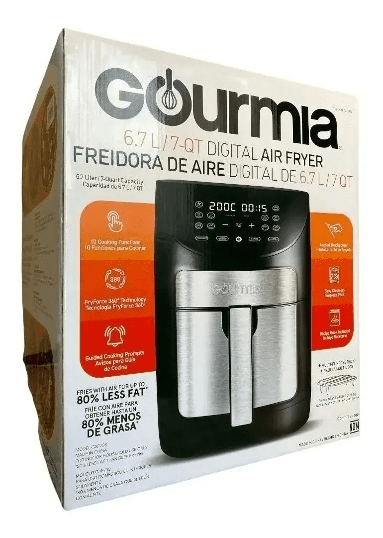 Gourmia 6.7 L | Freidora Digital De Aire | Walmart En Línea