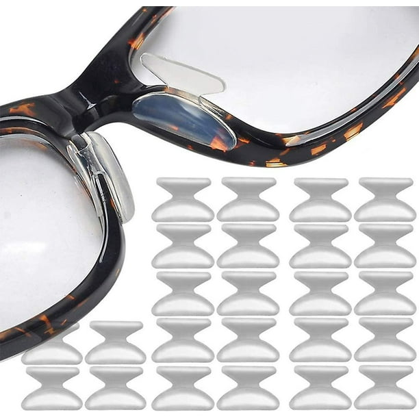 Almohadillas antideslizantes para gafas, almohadillas de silicona