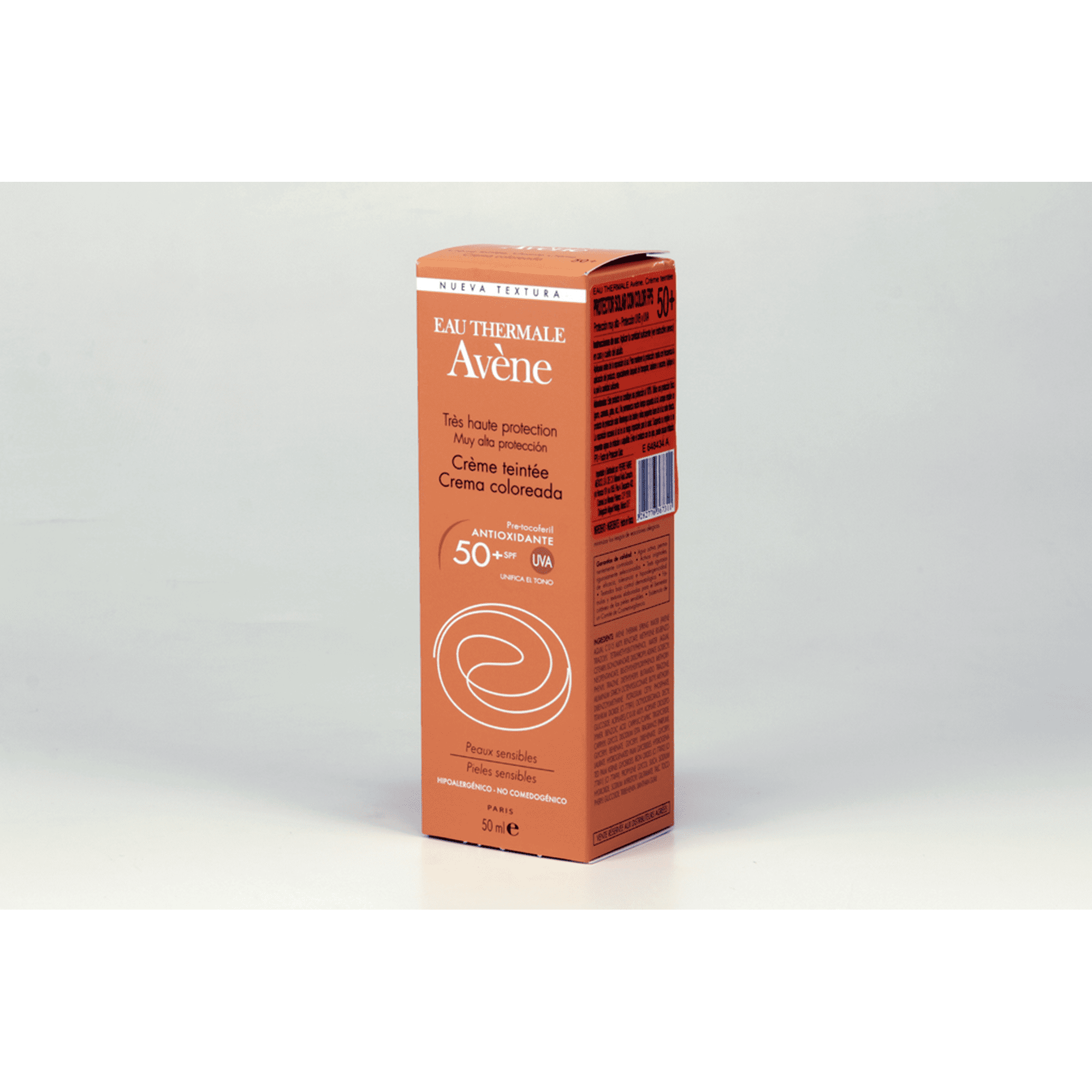 AVÈNE CREMA FACIAL COLOR FPS50+ 50 ML Eau Thermale Avène Con Color CAJA ...