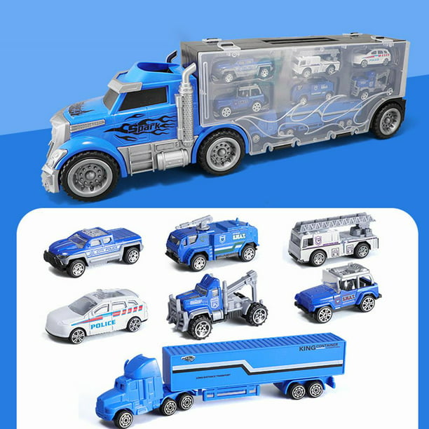 Juguetes para niños de 3 4 5 6 7 años - Vehículos de construcción  Transporte Camión Portador Juguete Niños Juguetes Camión para niños  pequeños Niñas, Regalos de cumpleaños de Navidad para niños