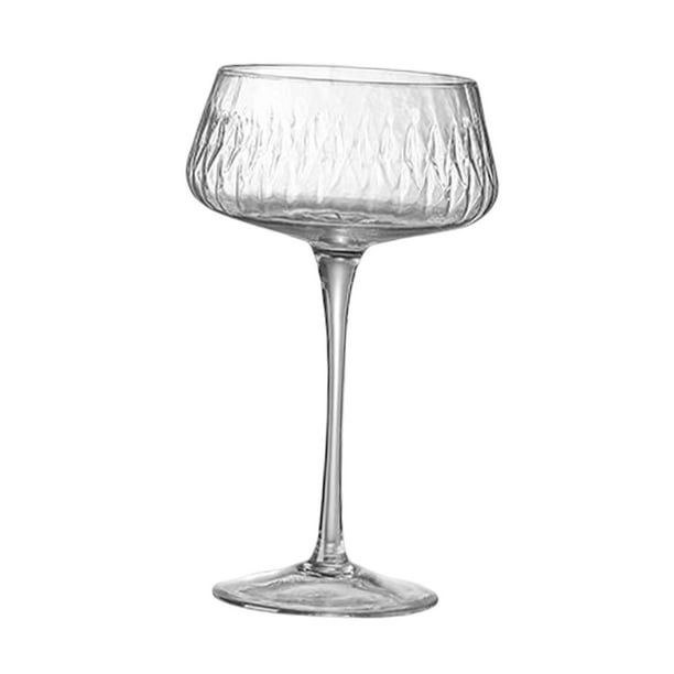 Copa de cóctel de cristal de 300 ml, cristalería elegante, vasos para  beber, boda, celebración, Bar, restaurante Sunnimix Copa de cóctel