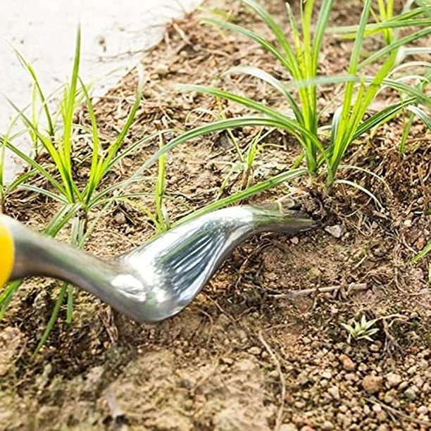 Extractor de malas hierbas para jardín y patio, herramientas  multifuncionales de acero inoxidable para jardinería