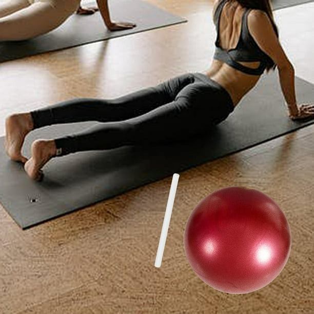 Pelota de pilates pequeña, pelota central, pelota de yoga antiexplosión  engrosada, pelota de ejercicio para Rojo Sharpla pequeña pelota de pilates