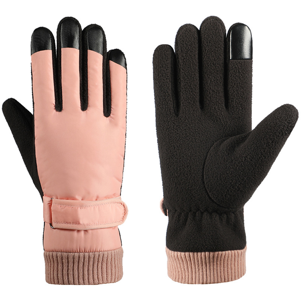 Guantes cálidos de invierno para mujer, guantes térmicos con táctil,  guantes de de para clima frío c Sunnimix Guantes de invierno para mujer