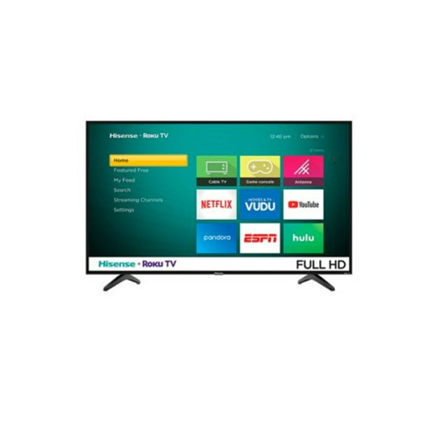 Smart TV Hisense de 43 pulgadas, Full HD, con Roku TV y audio TS, modelo  43H4030F