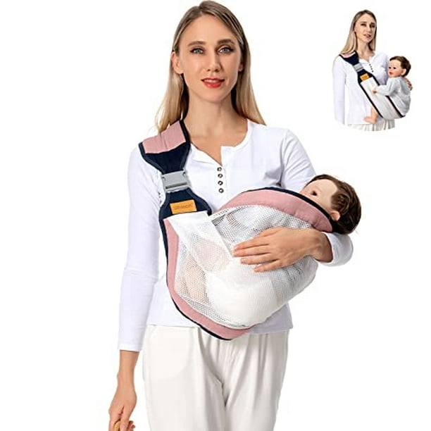 Shiaon portabebés Sling One Shoulder Carrier para niños pequeños, portabebés  ligero Portabebés recién nacido a niño pequeño, Eslingas de malla para  niños pequeños para portacaderas para bebés que llev